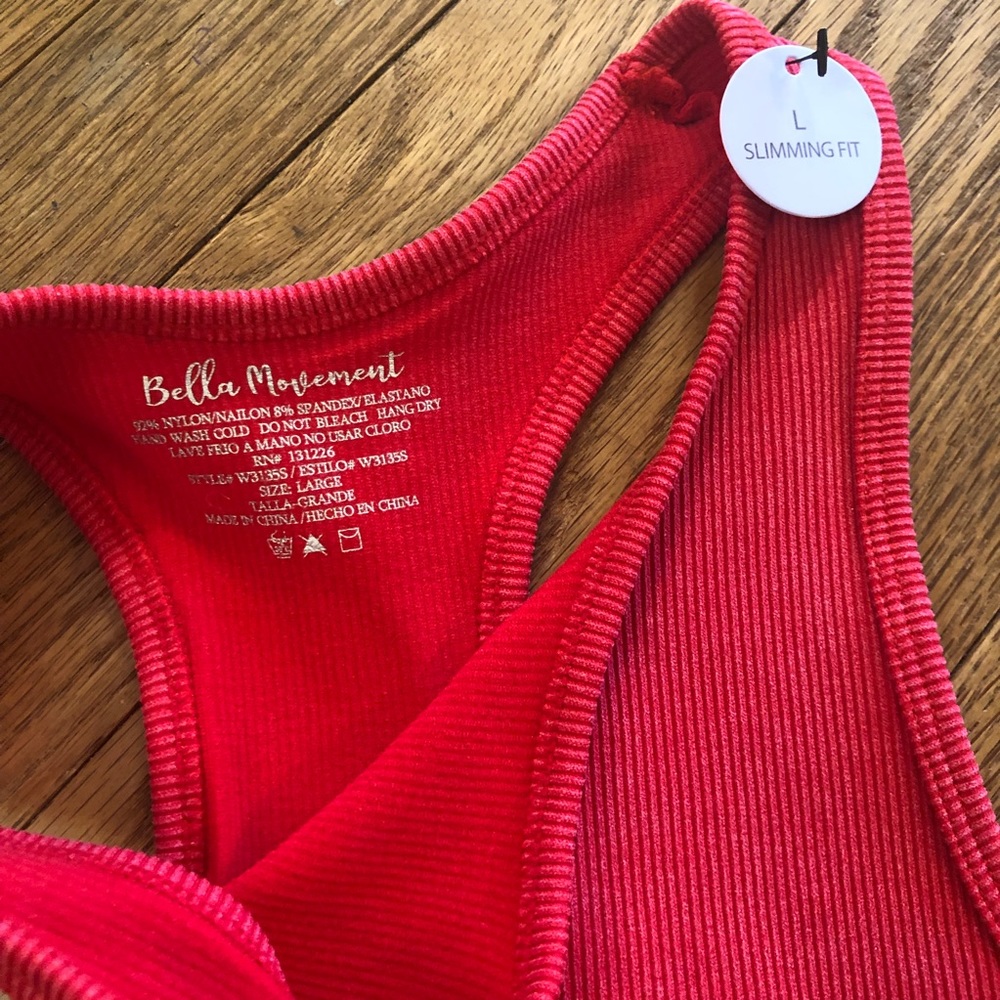 Bella Movement Beyond the Gym Slimming Fit Crop Top Size Large - Picture 3 of 6